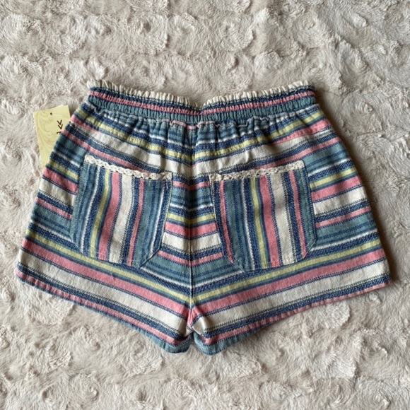 REWIND Linen Blend Shorts Lace Pastel - Picture 5 of 5